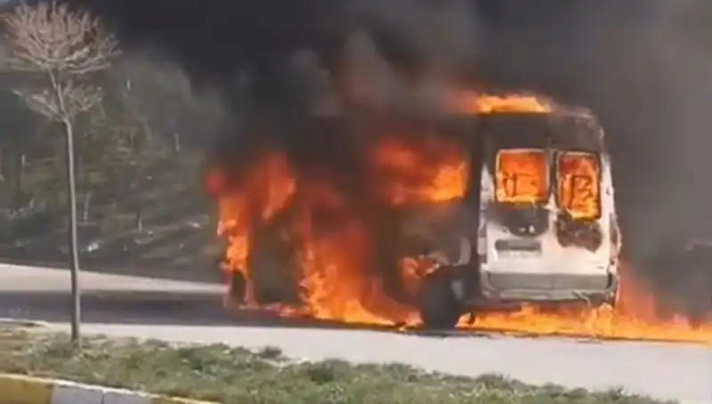 Havalimanı Servis Aracı Yangını, Tüm Detaylar Gün Yüzüne Çıktı