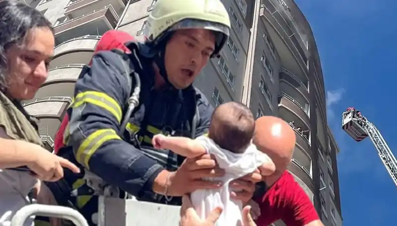 Kayseri'de 14 Katlı Binada Çıkan Yangın Korkuttu: Olayın Ayrıntıları