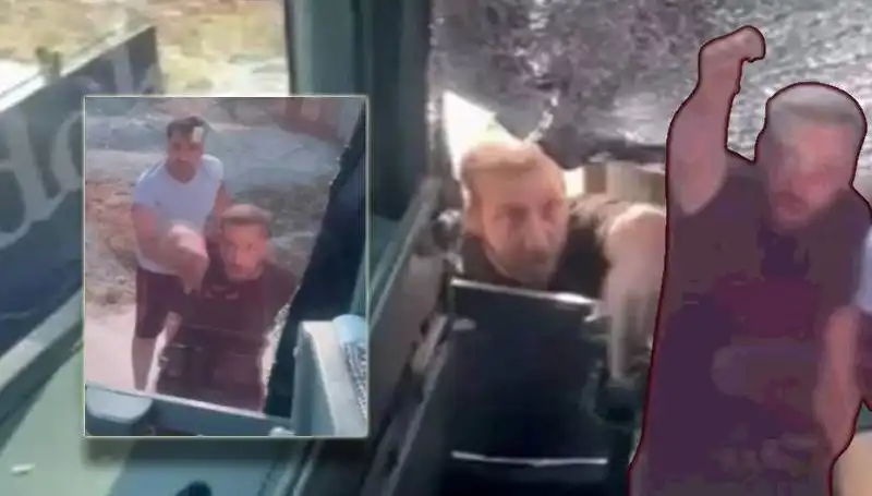 Turistlerle Dolu Otobüse Taşlı Saldırı: Şoför Yaralandı