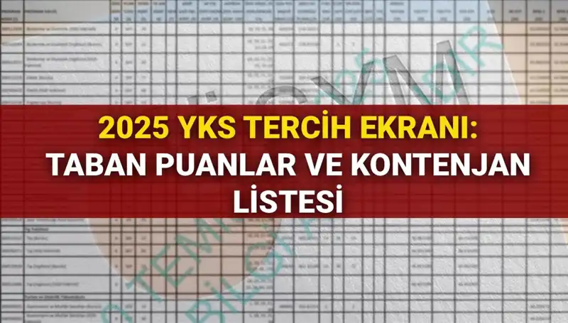 YKS Tercih Ekranı Açıldı: 2025 Üniversite Tercihleri İçin Tüm Detaylar Burada!