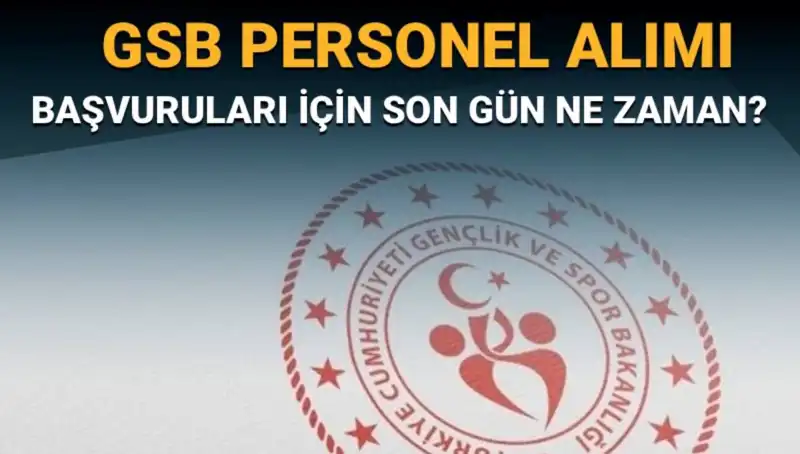 Gençlik ve Spor Bakanlığı Personel Alımı Başvuruları İçin Son Gün Yaklaşıyor!