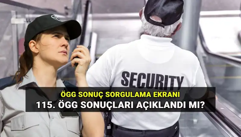 EGM 115. Dönem Özel Güvenlik Sınav Sonuçları Açıklandı!