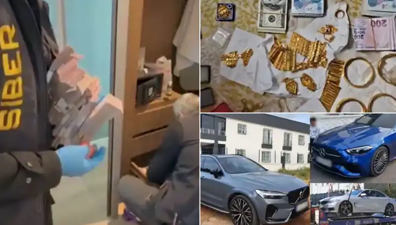 39 Şehirde Eş Zamanlı Operasyon: 568 Gözaltı ve Lüks Hayatın İzleri