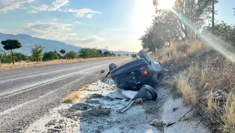 Adıyaman'da Otomobilin Takla Atma Anı: Kaza Sonrası Yaşananlar