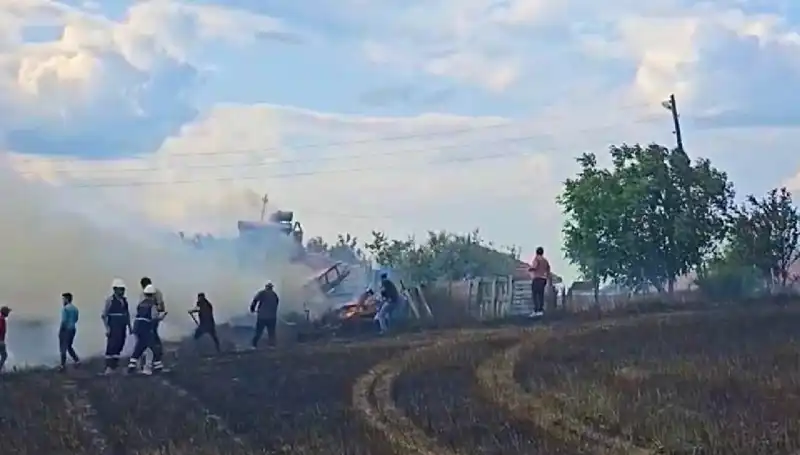 Tarlayı Kundaklayan Şahıs, 96 Saatin Ardında Polisin Takibiyle Yakalandı