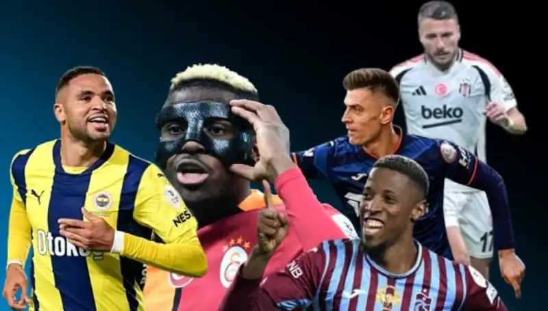 Süper Lig'de Gol Krallığı Yarışı: Osimhen, Banza, En-Nesyri Kim Önde?