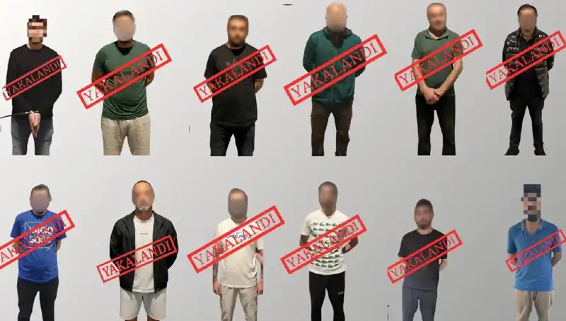 Ulusal Seviye Kırmızı Bültenle Aranan 12 Kişi Yakalandı!