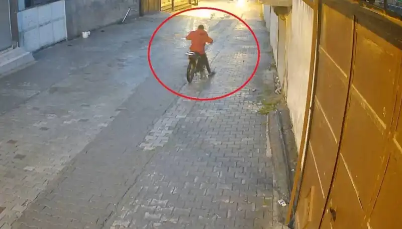 Çaldığı Motosiklet Arızalansa da Hırsızın Kaçışı Durdurulamadı