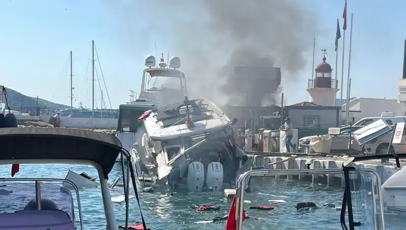 Bodrum'da Tekne Patladı: Yaz Tatili Kabusa Dönüştü, Yaralılar Var