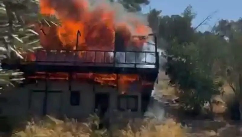 Bodrum'da Dehşet Yaratan Yangın: Ekipler Anında Müdahale Etti